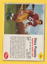 1962 Post Cereal #196 Vince Promuto