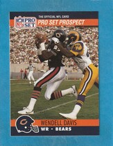 1990 Pro Set Base Set #727 Wendell Davis