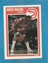 1989 Fleer Base Set #4 Moses Malone