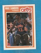 1989 Fleer Base Set #30 Mike Sanders