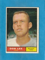 1961 Topps Base Set #153 Don Lee