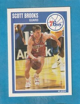 1989 Fleer Base Set #114 Scott Brooks