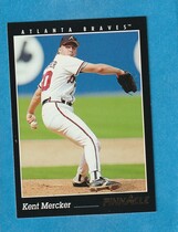 1993 Pinnacle Base Set #418 Kent Mercker