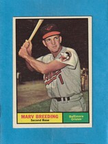 1961 Topps Base Set #321 Marv Breeding