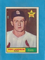 1961 Topps Base Set #338 Don Landrum