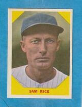 1960 Fleer Base Set #34 Sam Rice
