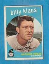 1959 Topps Base Set #299 Billy Klaus