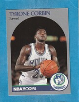 1990 NBA Hoops Hoops #186 Tyrone Corbin