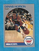 1990 NBA Hoops Hoops #199 Dennis Hopson