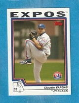 2004 Topps Base Set Series 2 #489 Claudio Vargas
