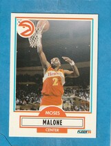 1990 Fleer Base Set #3 Moses Malone