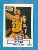 1990 Fleer Base Set #95 Mychal Thompson
