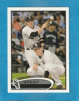 2012 Topps Base Set Series 1 #31 Brent Morel