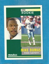1991 Pinnacle Base Set #286 Mike Dumas