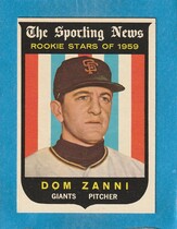 1959 Topps Base Set #145 Dom Zanni