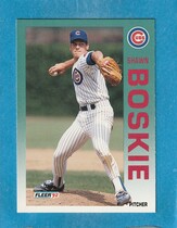 1992 Fleer Base Set #377 Shawn Boskie