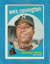1959 Topps Base Set #290 Wes Covington