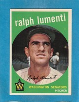 1959 Topps Base Set #316 Ralph Lumenti
