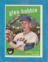 1959 Topps Base Set #334 Glen Hobbie