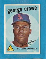 1959 Topps Base Set #337 George Crowe
