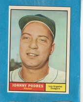 1961 Topps Base Set #109 Johnny Podres