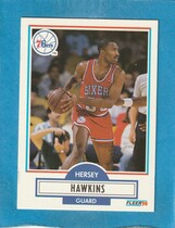 1990 Fleer Base Set #143 Hersey Hawkins