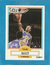 1990 Fleer Base Set #182 Thurl Bailey