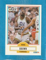 1990 Fleer Base Set #183 Mike Brown