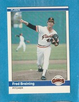 1984 Fleer Base Set #367 Fred Breining
