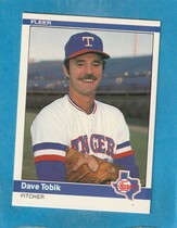 1984 Fleer Base Set #433 Dave Tobik