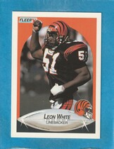 1990 Fleer Base Set #222 Leon White