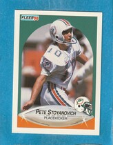 1990 Fleer Base Set #248 Pete Stoyanovich