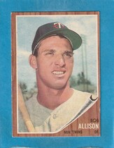 1962 Topps Base Set #180 Bob Allison