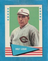 1961 Fleer Base Set #56 Dolf Luque