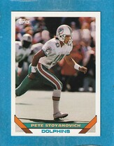 1993 Topps Base Set #106 Pete Stoyanovich