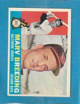 1960 Topps Base Set #525 Marv Breeding