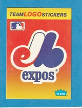 1991 Fleer Team Logo Stickers #NNO Expos