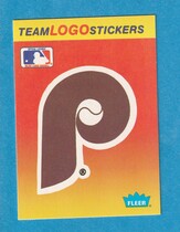 1991 Fleer Team Logo Stickers #NNO Phillies