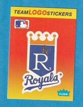 1991 Fleer Team Logo Stickers #NNO Royals