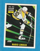 1993 Score Base Set (American) #479 Mario Lemieux