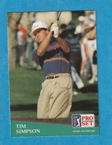 1991 Pro Set PGA Tour #128 Tim Simpson