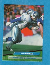 1992 Ultra Base Set #119 Dan Owens