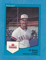 1989 ProCards Vancouver Canadians #583 Jim Weaver