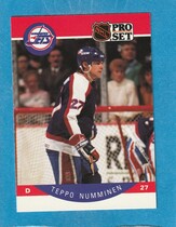 1990 Pro Set Base Set #334 Teppo Numminen