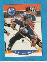 1990 Pro Set Base Set #444 Ken Linseman