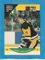 1990 Pro Set Base Set #464 Chris Dahlquist