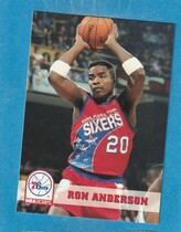 1993 NBA Hoops Hoops #161 Ron Anderson