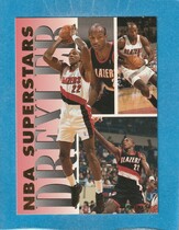 1993 Fleer NBA Superstars #4 Clyde Drexler