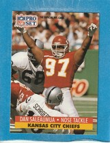 1991 Pro Set Base Set #536 Dan Saleaumua