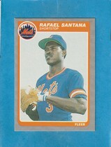 1985 Fleer Base Set #90 Rafael Santana